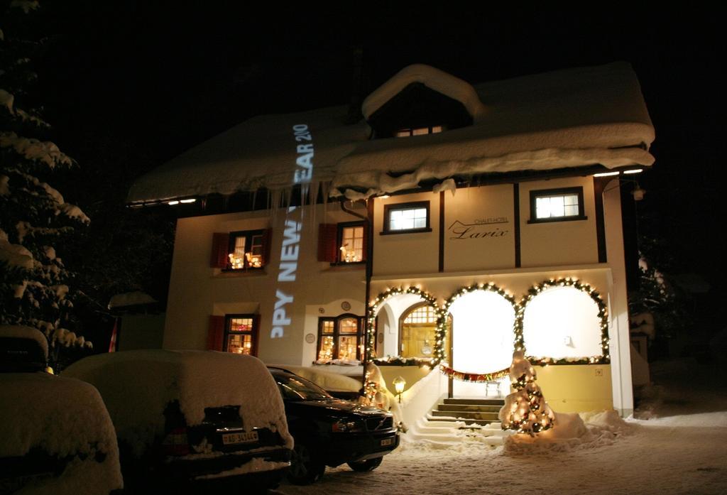 Chalet-Hotel Larix ดาวอส ภายนอก รูปภาพ